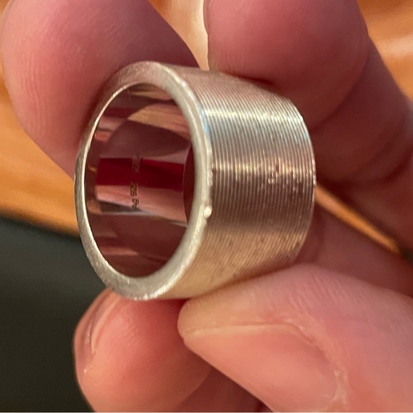 gucci TRADEMARK RING sliver size 5.5 - Picture 3 of 3